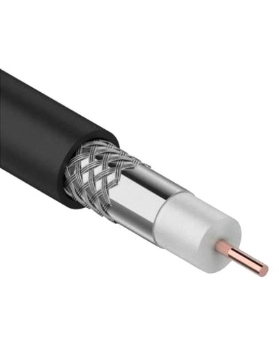 GENERICA RG59 CCS 75Ом FPE PVC белый (CC1-R5F1-111-100-G). Кабель коаксиальный омедненный. IEK в Петропавловске-Камчатском