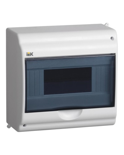 Корпус пластиковый КМПн 2/9-1 IP31 белый KREPTA 3 (MKP42-N-09-31-01). Щиток модульный с прозрачной дверцей, настенный. IEK в Петропавловске-Камчатском