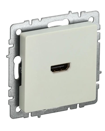 Розетка HDMI РHDMI-0-БрКр бежевый BRITE (BR-H10-K10). Розетка HDMI. IEK в Петропавловске-Камчатском