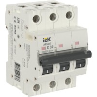 M10N 3P C 32А 10кА ARMAT (AR-M10N-3-C032). Автоматический выключатель. IEK