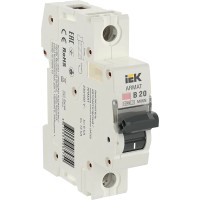 M06N 1P B 20А 6кА ARMAT (AR-M06N-1-B020). Автоматический выключатель. IEK