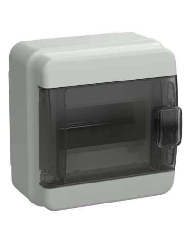 Корпус пластиковый КМПн-6 IP65 TEKFOR (TF5-KP72-N-06-65-K03-K02). Корпус модульный пластиковый черная прозрачная дверь. IEK в Петропавловске-Камчатском