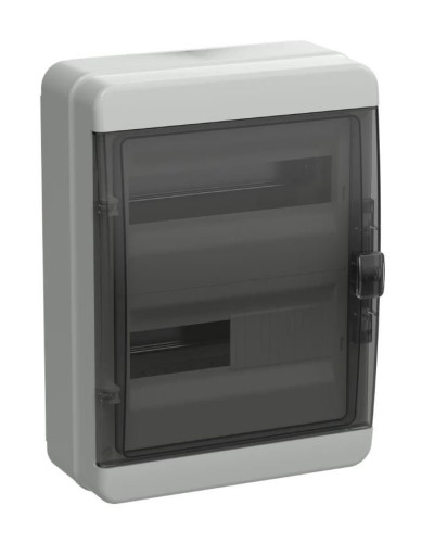Корпус пластиковый КМПн-24 IP65 TEKFOR (TF5-KP72-N-24-65-K03-K02). Корпус модульный пластиковый черная прозрачная дверь. IEK в Петропавловске-Камчатском