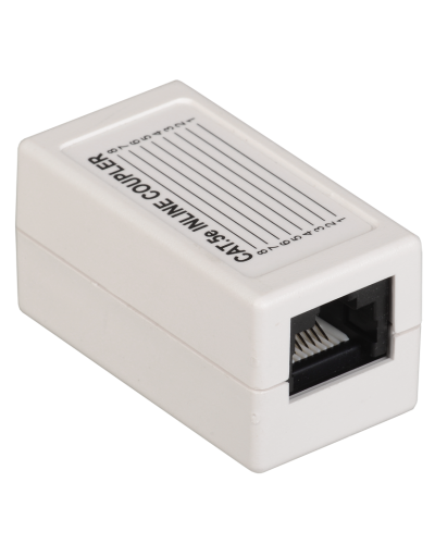 CS70-1C5EU. Проходной адаптер категория 5Е UTP тип RJ45-RJ45, белый. ITK в Петропавловске-Камчатском