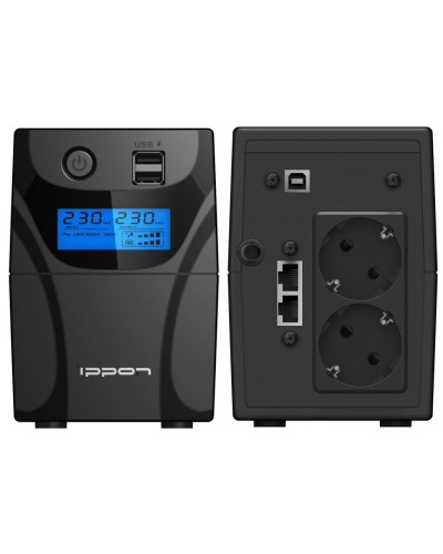 Ippon Back Power Pro II 850 Euro (1005575). Источник бесперебойного питания. Ippon в Петропавловске-Камчатском