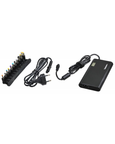 Блок питания Ippon SD90U автоматический 90W 15V-19.5V 11-connectors 4.5A 1xUSB 2.1A, LCD индикатор (705053). Блок питания. Ippon в Петропавловске-Камчатском