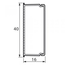 Мини-канал 40x16 мм METRA (638194): Короб