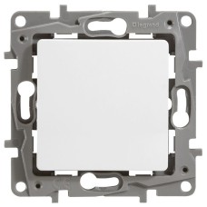 Переключатель 10AX-250В ETIKA, белый (672205). Выключатель. LegranD