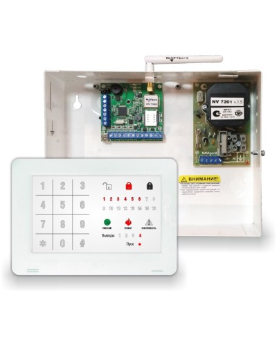 NV 1010c/8524. Устройство оконечное объектовое приемно-контрольное c GSM коммуникатором. NAVIgard в Петропавловске-Камчатском