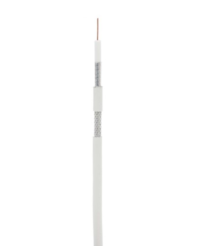 RG-6 CCS, In, PVC (EC-C2-32123A-WT-3). Кабель коаксиальный омедненный. NETLAN в Петропавловске-Камчатском