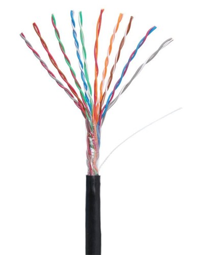U/UTP 10pair, Cat5, Out, PE (EC-UU010-5-PE-BK-3). Кабель «витая пара» (LAN) для структурированных систем связи. NETLAN в Петропавловске-Камчатском