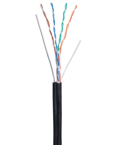 U/UTP 4pair, Cat5e, Out, Sw, PE (EC-UU004-5E-PE-SW-BK). Кабель «витая пара» (LAN) для структурированных систем связи. NETLAN в Петропавловске-Камчатском