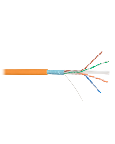F/UTP 4pair, Cat6, Solid, In, PVC (NKL 9240C-OR). Кабель «витая пара» (LAN) для структурированных систем связи. NIKOLAN в Петропавловске-Камчатском