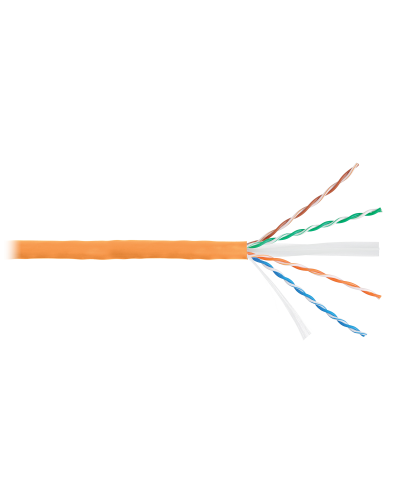 U/UTP 4pair, Cat6, Solid, In, нг(А)-HF (NMC 4140C-OR). Кабель «витая пара» (LAN) для структурированных систем связи. NIKOMAX в Петропавловске-Камчатском