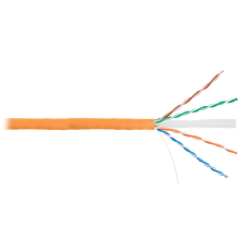 U/UTP 4pair, Cat6a, Solid, In, нг(А)-HF (NMC 9155C-OR). Кабель «витая пара» (LAN) для структурированных систем связи. NIKOMAX