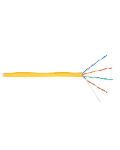 U/UTP 4pair, Cat5e, Solid, In, нг(А)-HF (NMC 9100C-YL). Кабель «витая пара» (LAN) для структурированных систем связи. NIKOMAX в Петропавловске-Камчатском