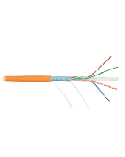 F/UTP 4pair, Cat6a, Solid, In, нг(А)-HF (NMC 4255C-OR). Кабель «витая пара» (LAN) для структурированных систем связи. NIKOMAX в Петропавловске-Камчатском