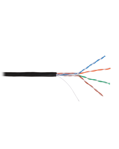 U/UTP 4pair, Cat5e, Solid, Out, PVC (NMC 4100B-BK). Кабель «витая пара» (LAN) для структурированных систем связи. NIKOMAX в Петропавловске-Камчатском