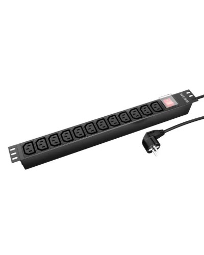 NTSS-PDU-DA2039 гор.размещ. 12xC13 базовые 16A Schuko 2м. Блок розеток 19. NTSS в Петропавловске-Камчатском