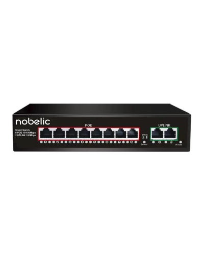 NBLS-1008P. Коммутатор неуправляемый 8-портовый. Nobelic в Петропавловске-Камчатском