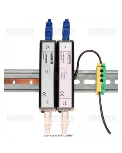 SP-IP/1000D. Устройство грозозащиты цепей Ethernet. OSNOVO в Петропавловске-Камчатском