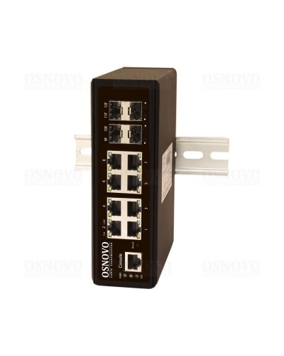 SW-70804/IL. Промышленный коммутатор Gigabit Ethernet на 12 портов. OSNOVO в Петропавловске-Камчатском