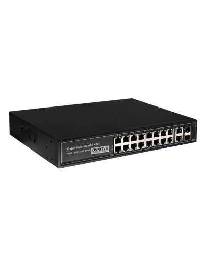 SW-8182/L(300W). Коммутатор 16-портовый  Gigabit Ethernet с PoE. OSNOVO в Петропавловске-Камчатском