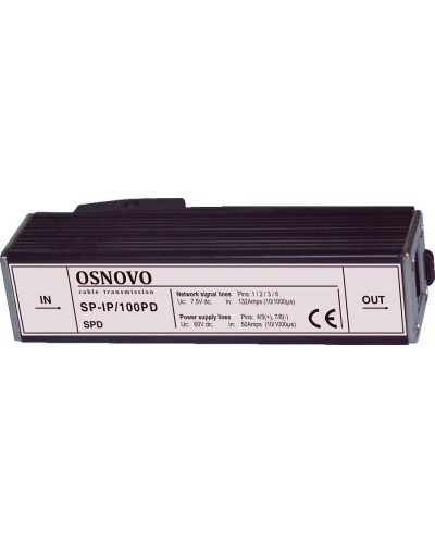 SP-IP/100PD. Устройство грозозащиты цепей Ethernet. OSNOVO в Петропавловске-Камчатском