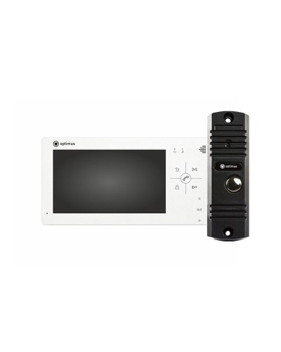 VM-7.0 (w)+ DS-700L (черный). Комплект видеодомофона. Optimus в Петропавловске-Камчатском