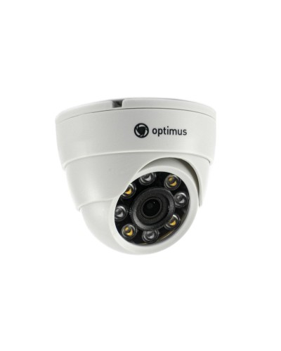 IP-E024.0(2.8)PL. Видеокамера IP купольная. Optimus в Петропавловске-Камчатском