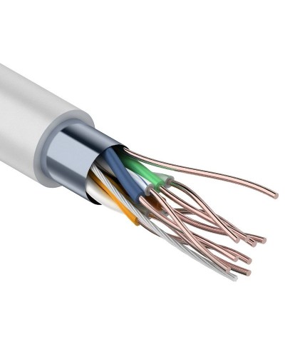 F/UTP Light, CAT 5, PVC, 4PR, 26AWG, INDOOR, SOLID, серый, 305м, PROconnect (01-0148). Кабель «витая пара» (LAN) для структурированных систем связи. PROCONNECT в Петропавловске-Камчатском
