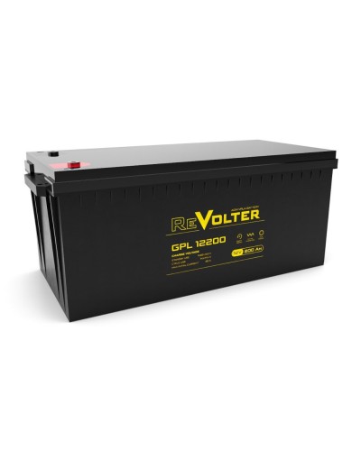 Revolter GPL 12200. Аккумулятор автомобильный герметичный свинцово-кислотный. Revolter в Петропавловске-Камчатском