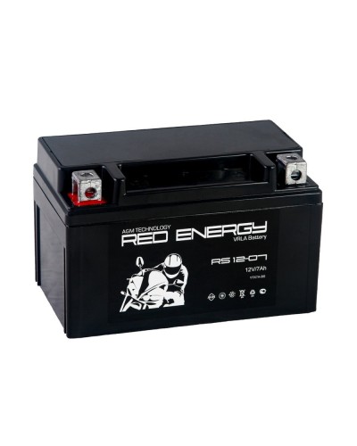 Red Energy RS 1207. Аккумулятор герметичный свинцово-кислотный стартерный. Red Energy в Петропавловске-Камчатском