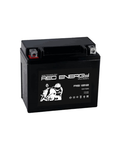 Red Energy RS 1212. Аккумулятор герметичный свинцово-кислотный стартерный. Red Energy в Петропавловске-Камчатском