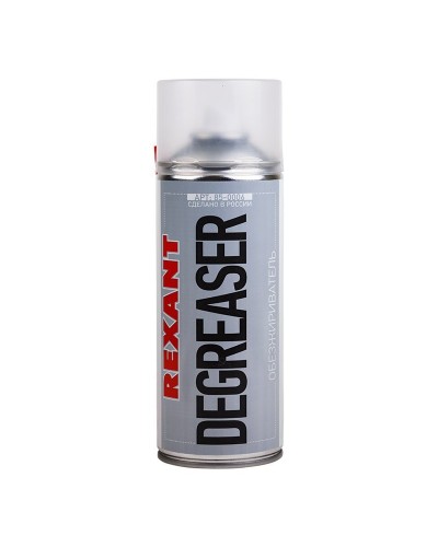 Очиститель обезжириватель DEGREASER, REXANT, 400 мл, аэрозоль (85-0006): Баллон с очистителем в Петропавловске-Камчатском