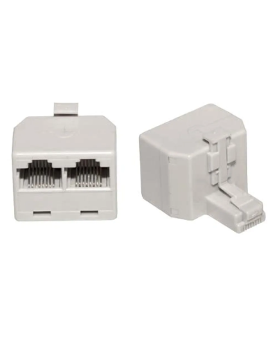 Двойник компьютерный UTP RJ-45(8P8C) (штекер - 2 гнезда) REXANT (03-0102): Кабельный соединитель в Петропавловске-Камчатском