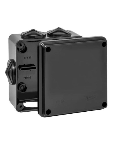 Коробка TYCO ОП 100х100х50мм УХЛ1 IP54 черный (67050Ч). Коробка распределительная. RuVinil в Петропавловске-Камчатском