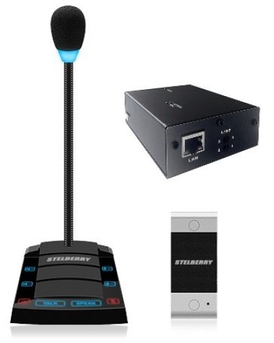 SX-510/1. Устройство переговорное клиент-кассир, дуплексное, с записью переговоров. STELBERRY в Петропавловске-Камчатском