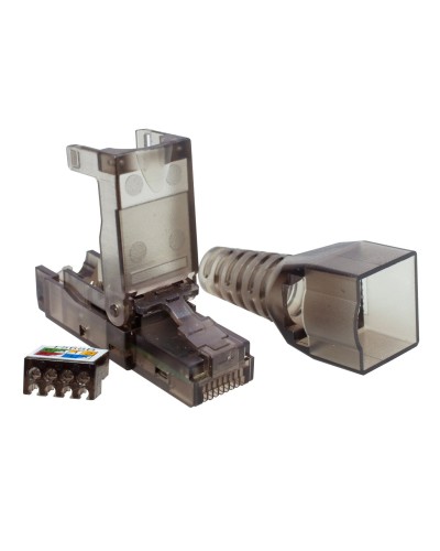 Коннектор 8P8C UTP 6A (RJ-45) безынструментальный (10-0239). Разъем RJ-45. SUPRLAN в Петропавловске-Камчатском