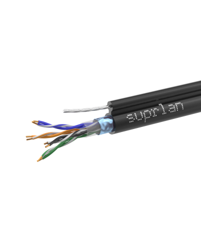 FTP Cat.5e 4x2xAWG24 Cu PE Outdoor T-FG8 (трос) Standard (01-1026-1). Кабель «витая пара» (LAN) для структурированных систем связи. SUPRLAN в Петропавловске-Камчатском