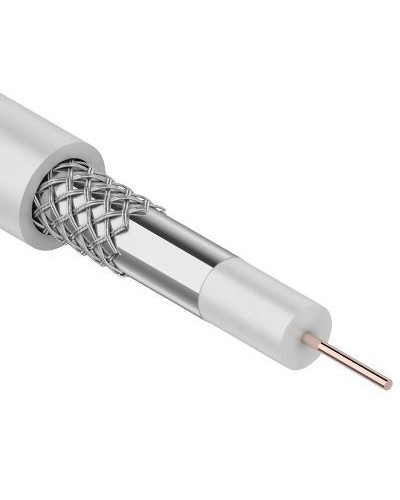RG-6, CCS 1,02(18%) Al 48х0,12 In PVC. Кабель коаксиальный омедненный. SUPRLAN в Петропавловске-Камчатском
