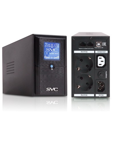 SVC V-650-L-LCD. Источник бесперебойного питания. SVC в Петропавловске-Камчатском