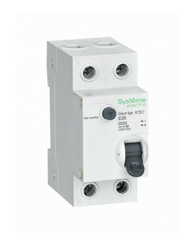 City9 Set 1P+N С 25А 4.5kA 30мА A 230В (C9D55625). Автоматический выключатель дифференциального тока. Systeme Electric в Петропавловске-Камчатском