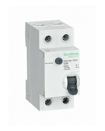 City9 Set 1P+N С 20А 4.5kA 10мА A 230В (C9D51620). Автоматический выключатель дифференциального тока. Systeme Electric в Петропавловске-Камчатском