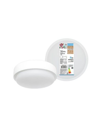 ДПП 3901 8Вт 6500К IP65 белый круг (SQ0366-0148). Светодиодный светильник LED. TDM ЕLECTRIC в Петропавловске-Камчатском