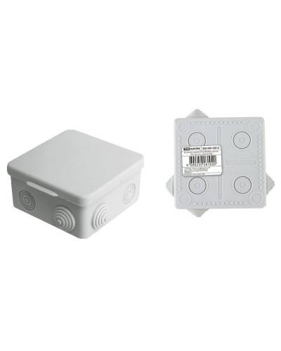 Коробка ОП 80х80х50мм, крышка, IP54, 7вх. (SQ1401-0512). Распаячная коробка. TDM ЕLECTRIC в Петропавловске-Камчатском
