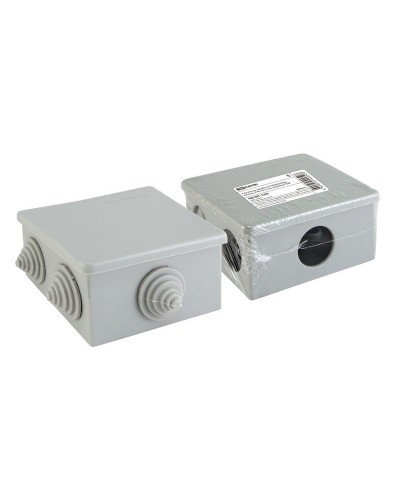 Распаячная коробка ОП 80х80х40мм, крышка, IP44, 6 вх. TDM (SQ1401-1235). Распаячная коробка ОП. TDM ЕLECTRIC в Петропавловске-Камчатском