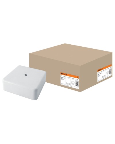 Коробка КР 100х100х44 ОП белая, IP40 (SQ1401-0209). Распаячная коробка. TDM ЕLECTRIC в Петропавловске-Камчатском