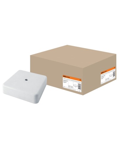 Коробка КР 100х100х29 ОП белая, IP40 (SQ1401-0207). Распаячная коробка. TDM ЕLECTRIC в Петропавловске-Камчатском