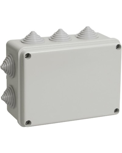 Коробка ОП 150х110х70мм, крышка, IP55, 10 гермовводов (SQ1401-1242). Распаячная коробка. TDM ЕLECTRIC в Петропавловске-Камчатском